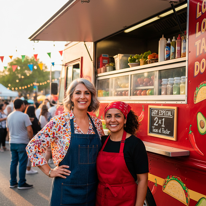 The Founders of Fuego Tacos